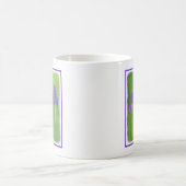 Lila Iris-Malerei - Original Blume Kunst Kaffeetasse (Mittel)