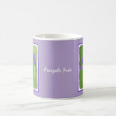 Lila Iris-Malerei - Original Blume Kunst Kaffeetasse (Mittel)