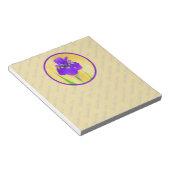Lila Iris-Malerei - Original Blume Kunst Notizblock (angewinkelt)