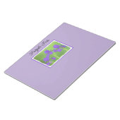 Lila Iris-Malerei - Original Blume Kunst Notizblock (angewinkelt)