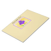 Lila Iris-Malerei - Original Blume Kunst Notizblock (angewinkelt)