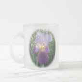 Lila Iris-mattierte Tasse (Links)