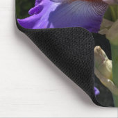 Lila Iris Mouse Pad Mousepad (Ecke)