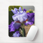 Lila Iris Mouse Pad Mousepad (Mit Mouse)