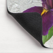 Lila Iris Mousepad (Ecke)