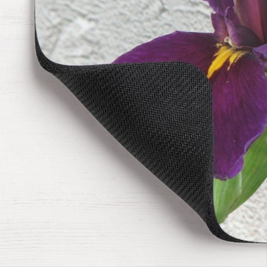 Lila Iris Mousepad (Ecke)