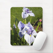 Lila Iris Mousepad (Mit Mouse)