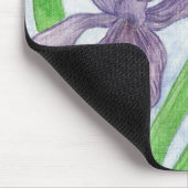 Lila Iris Mousepad (Ecke)