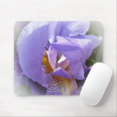 lila Iris Mousepad (Mit Mouse)