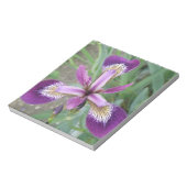 Lila Iris Notepad Notizblock (Rotiert)