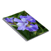 Lila Iris Notizblock (Rechte Seite)