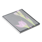 Lila Iris Notizblock (angewinkelt)