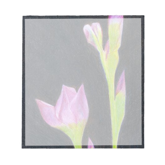 Lila Iris Notizblock (Vorderseite)