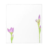 Lila Iris Notizblock (Vorderseite)