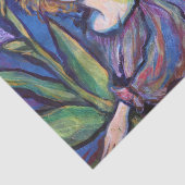 Lila Iris Pixie Girl Seidenpapier (Ausschnitt)