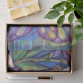 Lila Iris Pixie Girl Seidenpapier (Geschenk)