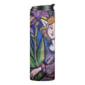 Lila Iris Pixie Girl Thermosbecher (Nach links gedreht)
