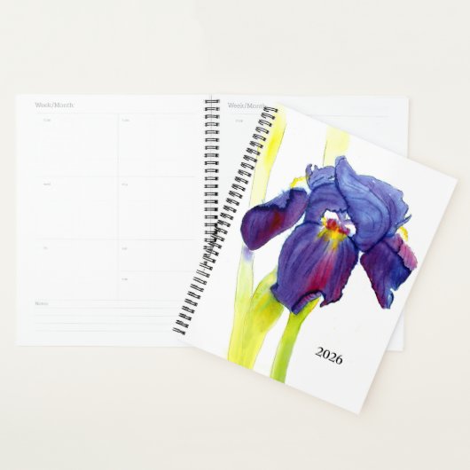 Lila Iris Planner Planer (Anzeige)