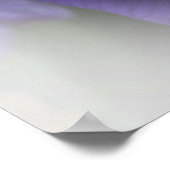 lila Iris Poster (Ecke)