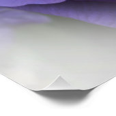 lila Iris Poster (Ecke)