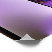 Lila Iris Poster (Ecke)