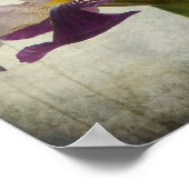 Lila Iris Poster (Ecke)