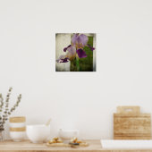 Lila Iris Poster (Küche)