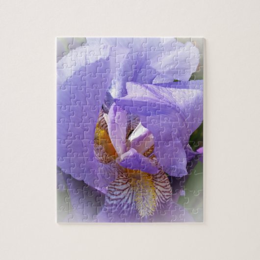 lila Iris Puzzle (Vertikal)