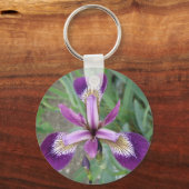 Lila Iris Schlüsselanhänger (Vorderseite)