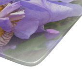 lila Iris Schneidebrett (Ecke)