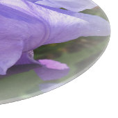 lila Iris Schneidebrett (Ecke)