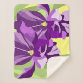 Lila Iris Sherpadecke (Vorderseite)