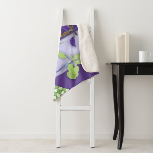 Lila Iris Sherpadecke (Beispiel)