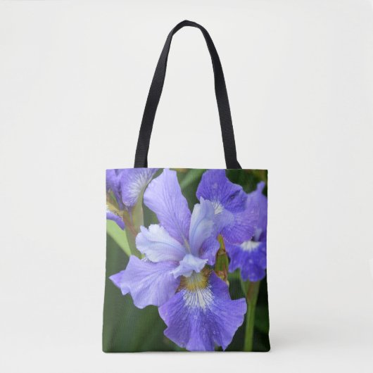 Lila Iris Tasche (Vorderseite)