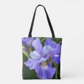 Lila Iris Tasche (Rückseite)