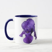 Lila Iris Tasse (Links)