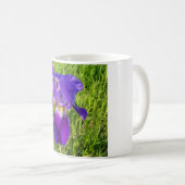 Lila Iris-Tasse Kaffeetasse (VorderseiteRechts)