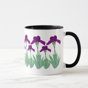 Lila Iris-Tasse Tasse