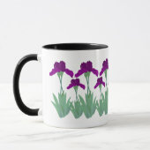Lila Iris-Tasse Tasse (Links)