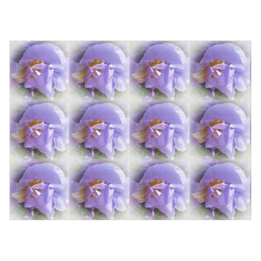 lila Iris Tischdecke (Vorderseite (Horizontal))