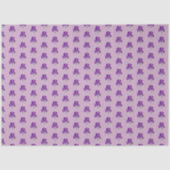 Lila Iris-Tissue Paper Seidenpapier (Vorderseite)