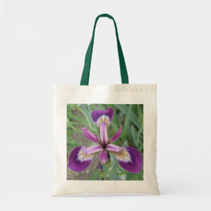 Lila Iris Tote Bag Tragetasche