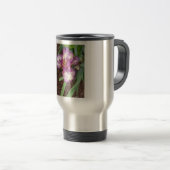 Lila Iris Travel Mug Reisebecher (VorderseiteRechts)