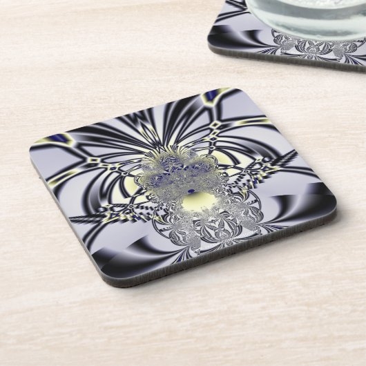 Lila Iris Untersetzer (Linke Seite)