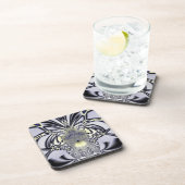 Lila Iris Untersetzer (Rechte Seite)