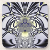 Lila Iris Untersetzer (Vorderseite)