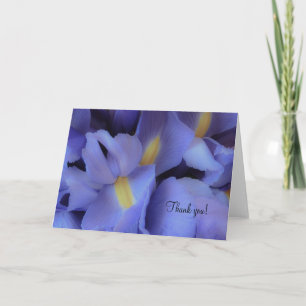 Lila-Iris-Vielzweck-Grußkarte Dankeskarte