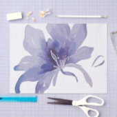 Lila Iris Watercolor-Hochzeit Seidenpapier (Handwerk)