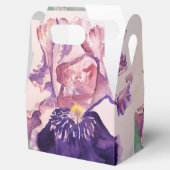 Lila Iris Wedding Cake Bevorzugung Box Geschenkschachtel (Geöffnet)