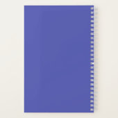 Lila Irisblurband Notizblock (Rückseite)